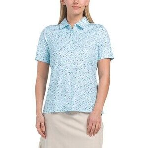 G/FORE womens Aye Papi Golf Pickleball Tennis Polo Shirt size XS Daybreak $130